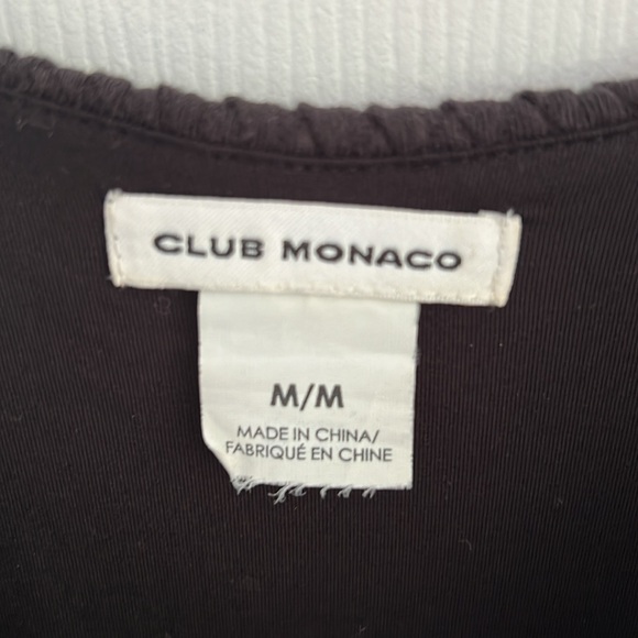 Club Monaco medium black sleeveless top - Picture 3 of 5